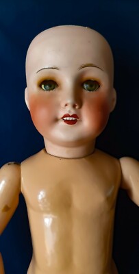 Poupée Ancienne UNIS FRANCE 52 Cm – Bouche Ouverte – Tenue D’origine – Début XXème