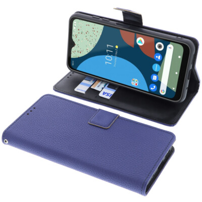 Tasche für Fairphone 4 Book-Style Schutz Hülle Handytasche Buch Blau