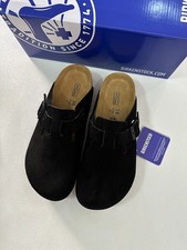 NEW Birkenstock Boston Synthetic Suede Sandals Narrow EU Shoe Size 35-45 Unisex