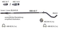 Ernst Abgasrohr 550437 FüR Panda Fiat Classic 169 AXA1A AXB11 AXB1A