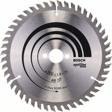 BOSCH Kreiss&auml;geblatt Optiline Holz f&uuml;r Handkreiss&auml;gen, &Oslash; 160 mm, 48 Z&auml;hne
