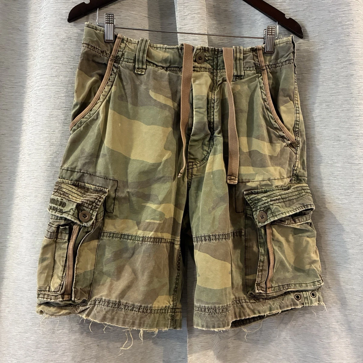 Abercrombie & Fitch Camouflage Cargo Shorts for Men for sale | eBay