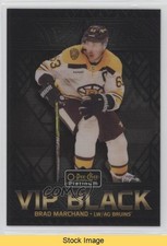 2024-25 O-Pee-Chee Platinum VIP Black Achievement Brad Marchand #VIP-8 READ 16fy