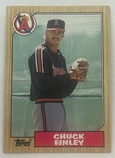 ungraded Chuck Finley #446 [Rookie] 1987 Topps baseball card
