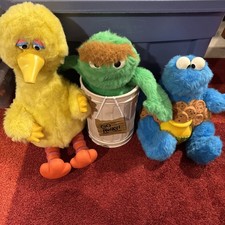 Sesame Street Story Magic Ideal 1980  s Big Bird Oscar  Cookie Monster Untested