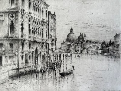 Paul Geissler Venedig etching signed 13.5”x10” Plate Unframed | eBay