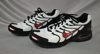 NIKE AIR MAX TORCH 4 GR.42 HERREN SCHUHE WEIß SCHWARZ UNIVERSITY ROT  RED NEU 