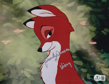 SANDY DUNCAN signed (THE FOX AND THE HOUND) Vixey 8X10 photo BECKETT BAS BW52015