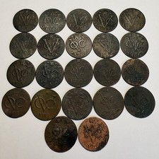 1700s Coin - Dutch VOC Duit Copper &ndash; Partial Date &ndash; Low Grade &ndash; Netherlands