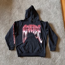 Revenge Xxxtentacion USA Made Hoodie Men L Black Pullover Skull Graphic