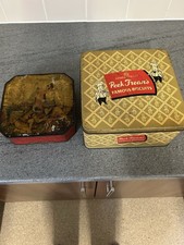 Two Old Biscuit Tins