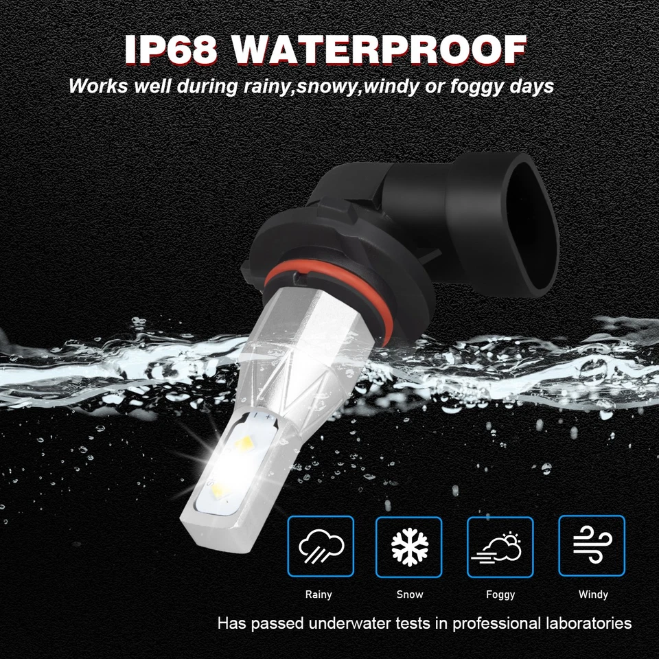 6x faros LED de haz alto bajo + faros antiniebla para Cadillac Sevilla 1998-2004 Foto 3 de 4