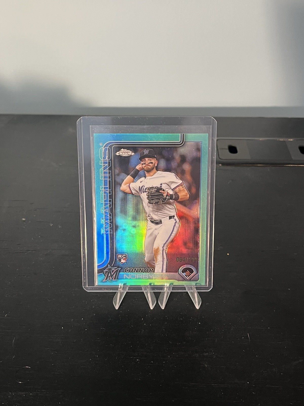 2025 Topps Chrome - Connor Norby #199 Teal Refractor /299 (RC)