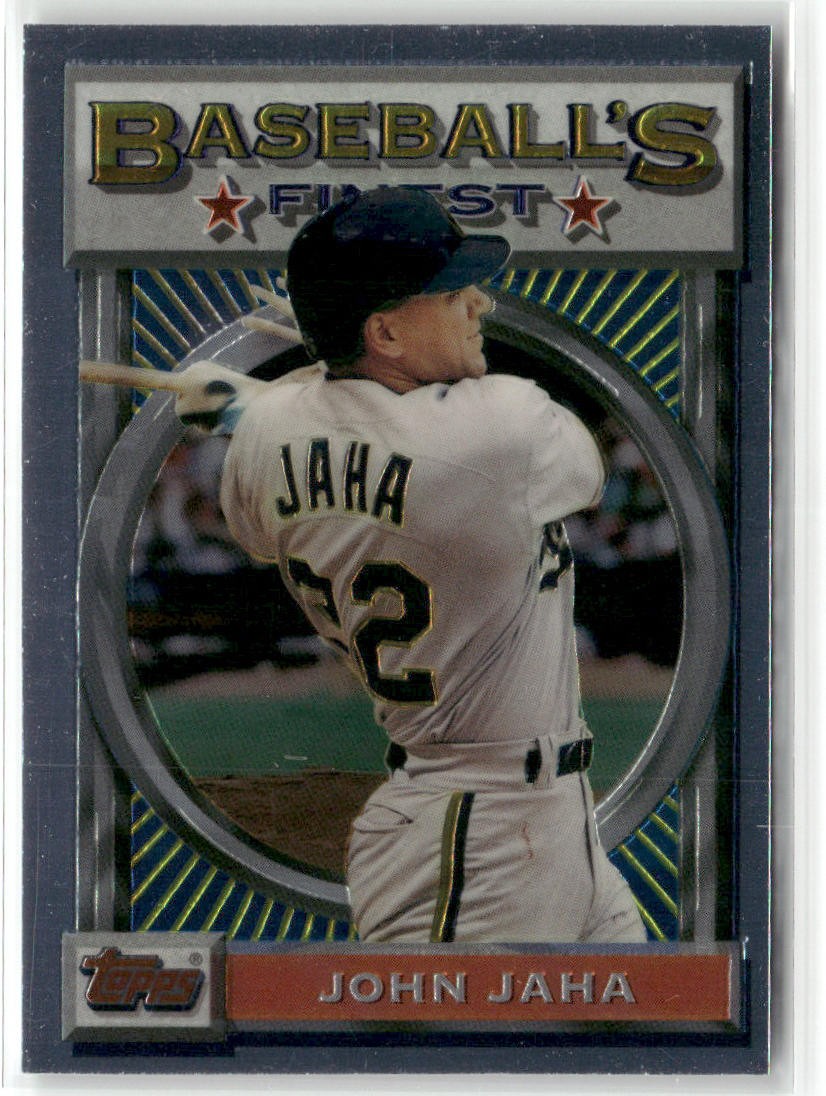 1993 Topps Finest John Jaha #152 EX