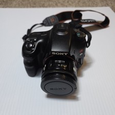 Sony Alpha SLT-A65 24.3MP Digital SLR Camera Minolta AF-50 Lens 3 extra lenses
