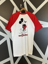VTG 70-80  s Mickey Mouse Walt Disney World Tropix Togs Raglan T-Shirt XL RARE