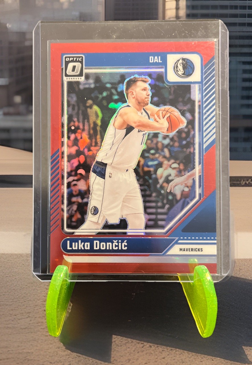 2024-2025 Panini Donruss Optic Red Luka Doncic /99 #214 Dallas Mavericks