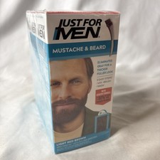 3 Pack Just For Men Mustache Beard M-27 Light Red Brown Sealed