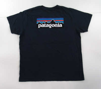 Patagonia Men's Regular Fit Navy Short Sleeve T-Shirt Size XXL