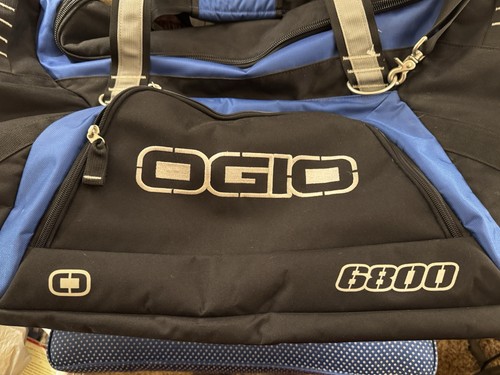 OGIO 6800 Moto Gear Bag Blue Black MX Motocross Duffle Helmet Boot Storage Large