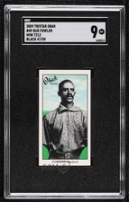 2009 Obak T212 Minis Black 47/50 Bud Fowler John W Jackson SGC 9 MINT HOF n8a