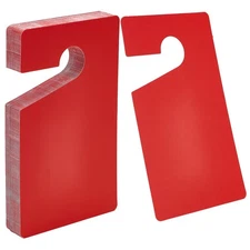 30 PCS 3x5 inch Red Blank Plastic Hang Tags, Weatherproof for DIY Crafting