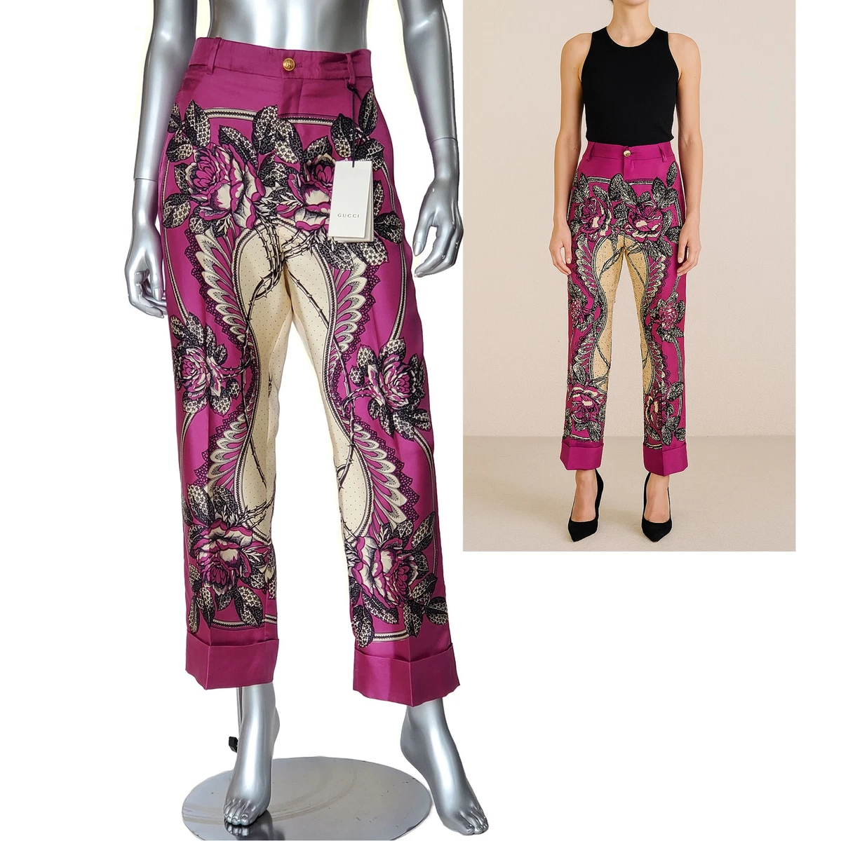 Gucci Floral Pants for Women for sale | eBay