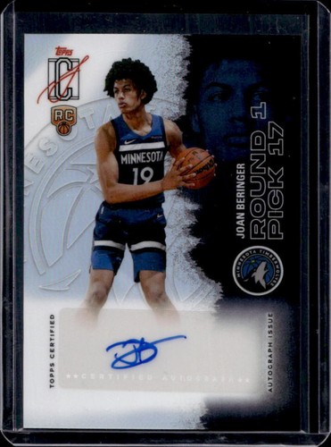 2025 Topps Signature Joan Beringer Base (RAW)
