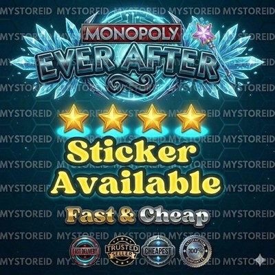 MONO-POLY_GO Stickers - All 4 Star Stickers Card Available   INSTANT SEND 