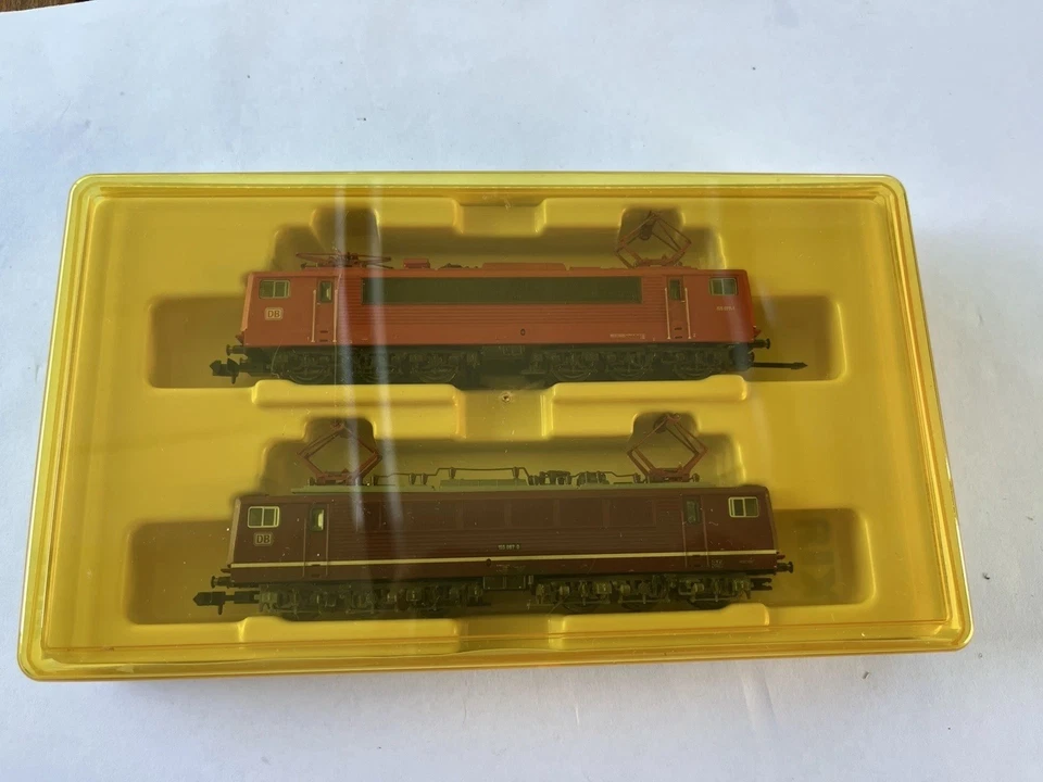 Minitrix Spur N 12560 Doppeltraktion Elok Br 155 Dr Ep.V Sondermodel Ovp