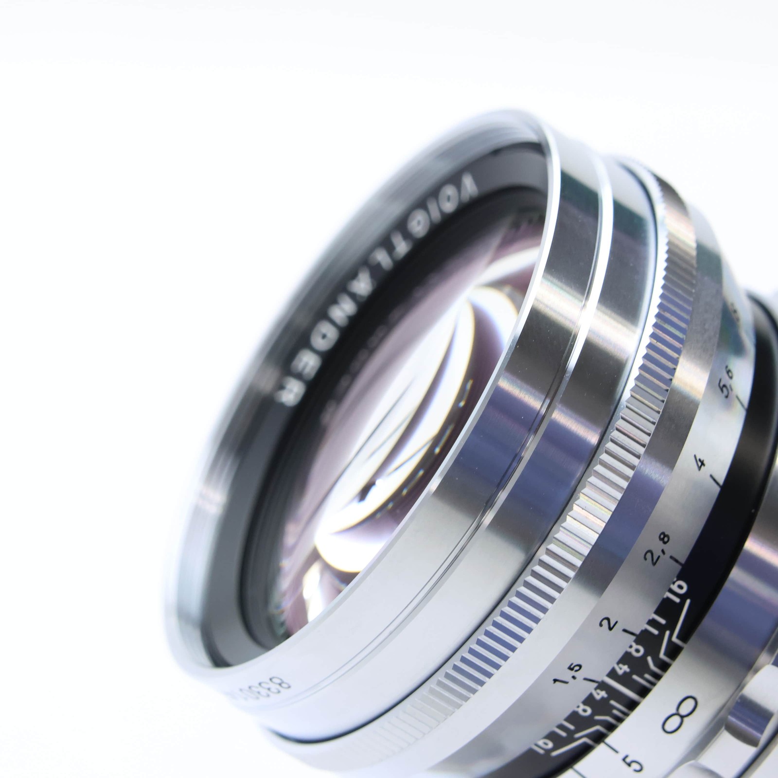 Voigtlander NOKTON 50mm F/1.5 Vintage ASPH. VM Silver (Leica M) -Near Mint- #241