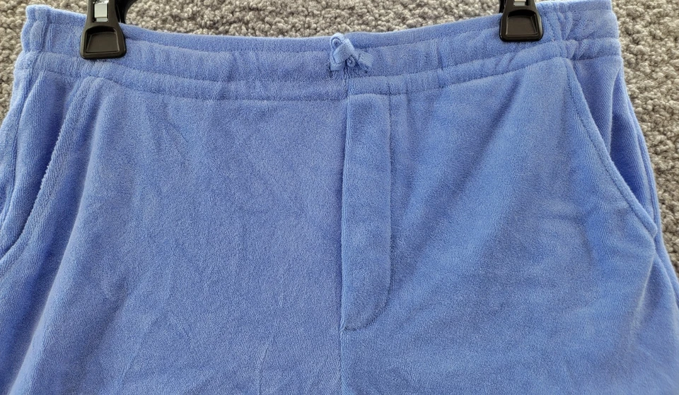 Polo Ralph Lauren Terry Cordón Corto Niños Grandes XL 18/20 Azul Bolsillos Laterales Foto 3 de 4