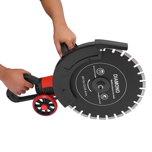 16'' Electric Concrete Saw Wet/Dry Saw Cutter with Water Pump and Blade 5800W US - Picture 7 of 15