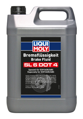 Liqui Moly Bremsflüssigkeit SL6 DOT4 5 Liter Bremsenflüssigkeit ESP DSC ABS ASR