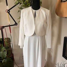 Montage By Mon Cheri Beaded Bridal Gown With Jacket - Size 8 Petite