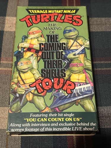 Teenage Mutant Ninja Turtles The Making of Coming Out of Their Shells Tour VHS - Picture 1 of 5