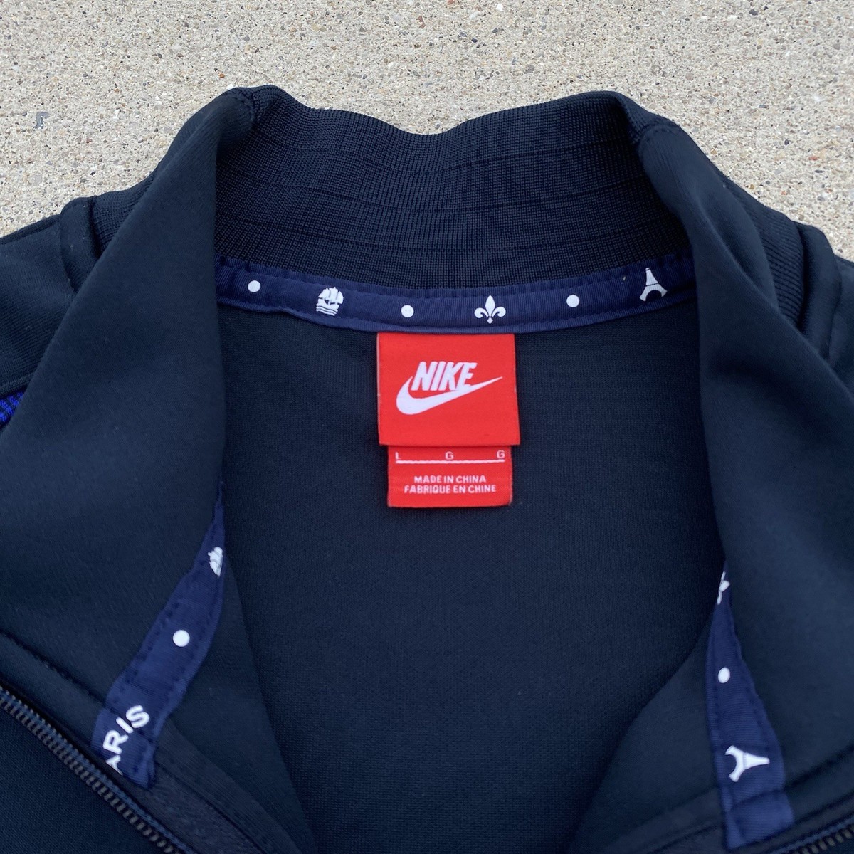 Nike PSG Paris Saint Germain 2016-2017 Full Zip Track Jacket Navy