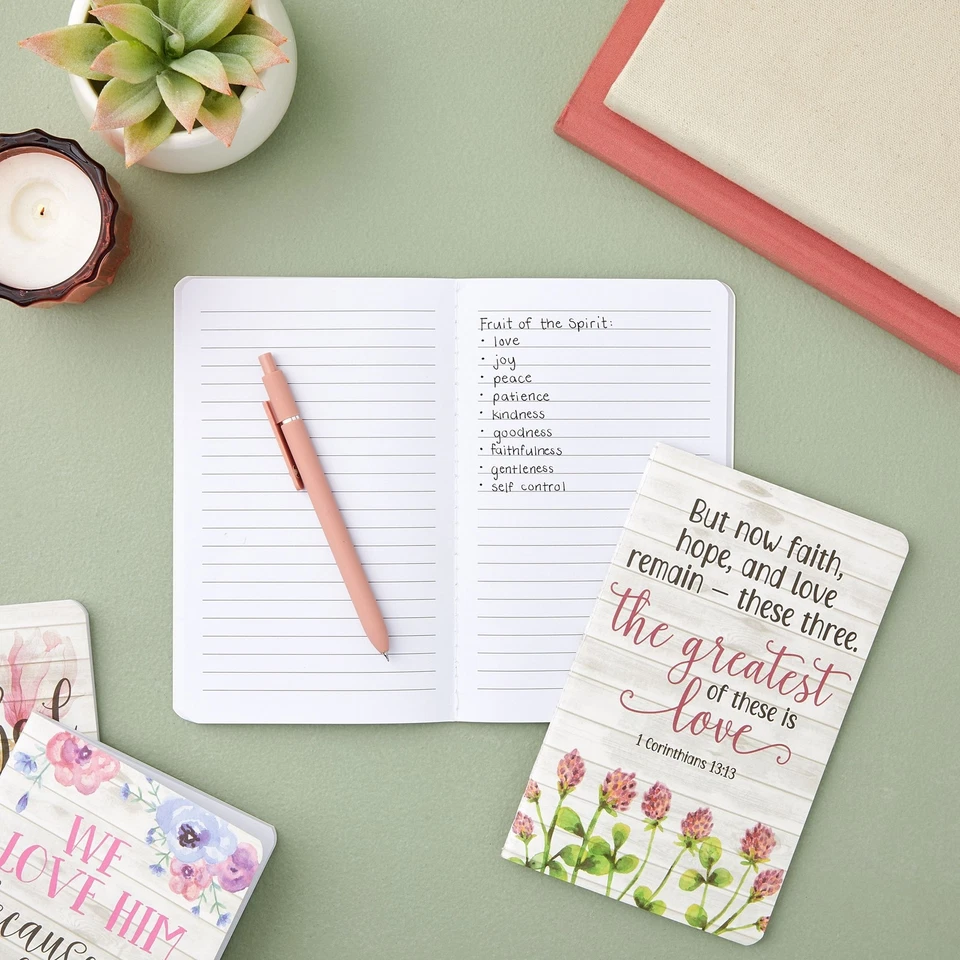 6-Pack Floral Themed Daily Prayer Journal for Women, Notebooks for Study, 5x8 in - Image 2 of 4