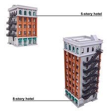 Outland Models Miniatures Downtown Classic Hotel Stackable 1:87 HO Scale