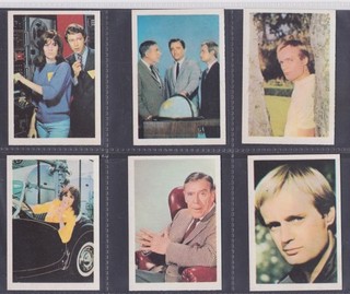 Quality Set: X25 THE GIRL FROM U.N.C.L.E. by A&BC Gum 1965 exc Cat £150
