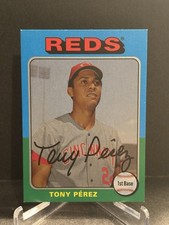 2019 Topps Archives Tony Perez 1975 Design Silver /99 #195 HOF Reds
