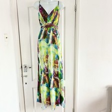 Per Una Maxi Dress Women’s 18 Long Tall Green Colourful Festival Holiday Summer