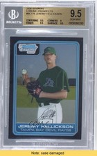2006 Bowman Chrome Prospects Jeremy Hellickson #BC176 BGS 9.5 GEM MINT READ fm0
