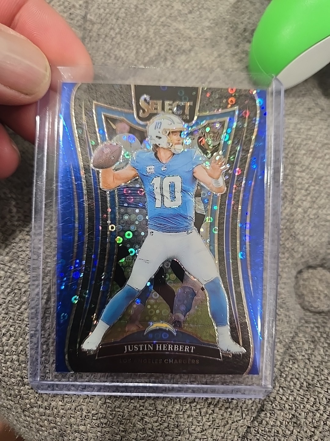 2024 Panini Select Justin Herbert Suite Level Blue Disco 03 /25 🔥🔥  