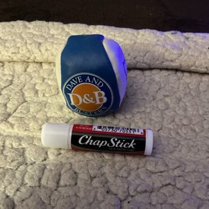 Dave & Buster's D&B Logo Mini Foam Stress Ball Soft Ball Blue White Hacky Sack