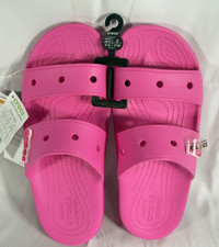 Classic Crocs Sandal Hot Pink Clogs Unisex Men's 8 Women's 10 206761-6QQ NEW
