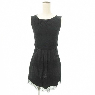 Anna Molinari Black Silk Sleeveless Dress M-L AB Condition 78cm | eBay