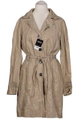 s.Oliver Selection Mantel Damen Jacke Parka Gr. EU 42 Baumwolle Beige #c4pewyh