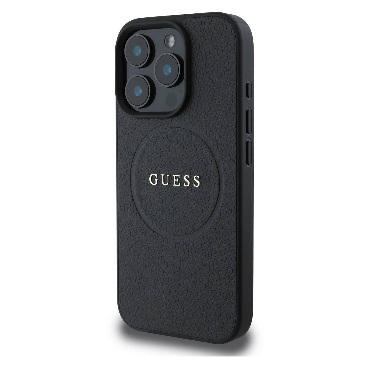 Coque Guess iPhone 16 Pro chic finition grainée luxe - 4