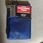 NWT Vaultz 5x8 Lockable Storage Pouch in Blue. Strong & Portable Safety Solution — photo 3